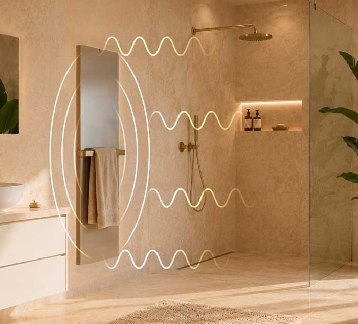 Miroir chauffant BRC en situation